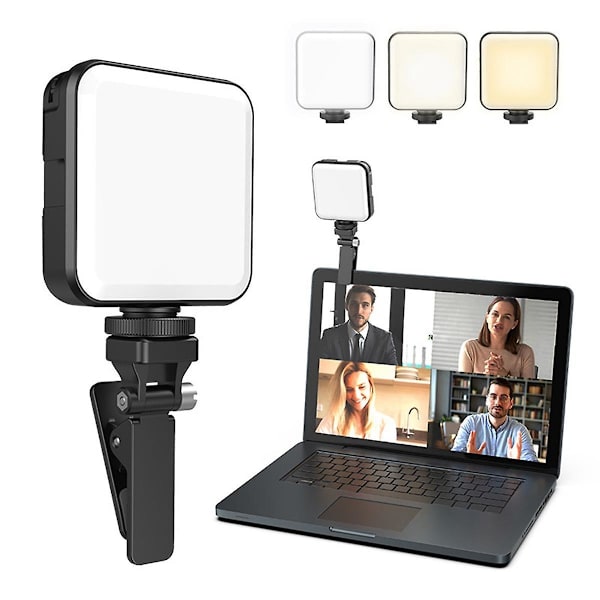 Fl02 Mini Kamera Fyll Lys Led Live Selfie Lys Mobiltelefon Datamaskin Fyll Lys Videokonferanse