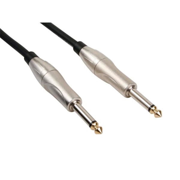 Gitar Kabel - Jack 6.35 Mm Til Jack 6.35 Mm - 5 M - Metall Jack 307