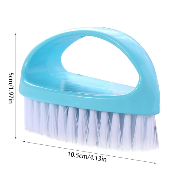 Brush Easy Hold Scrubby Brush, Skrubbebørste til rengøring Skrubning Heavy Duty Stive Børster Rengøringsbørste (Blå)