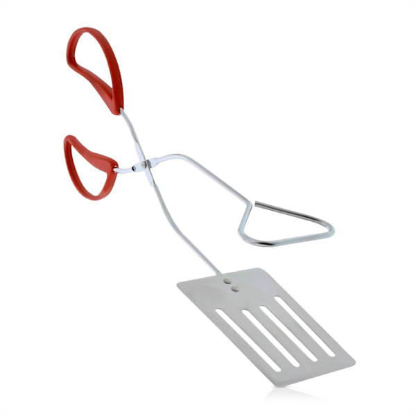 Grillspatel och tång i ett - Spatel och tång 2 i 1 Platt Spatel Metalltång för matlagning Lång Spatel för grillning - Grilltång