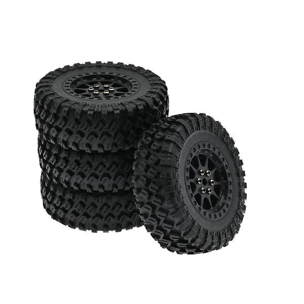 För Mn 1/12 Mn90 91 99 99s Klätterbil Uppgradering Delar Clip In-däck Bomullsdäck Modifiering,svart+s