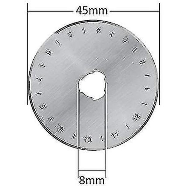 10 roterende kniver med 45 mm erstatningskniver, brukt til erstatningskniver for roterende kantslipemaskiner