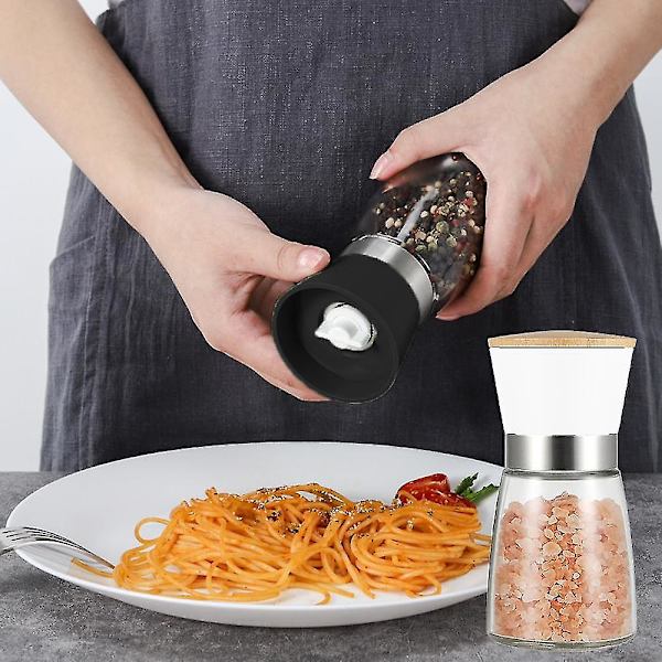 Salt og pepperkverner påfyllbare pepperkvernsett