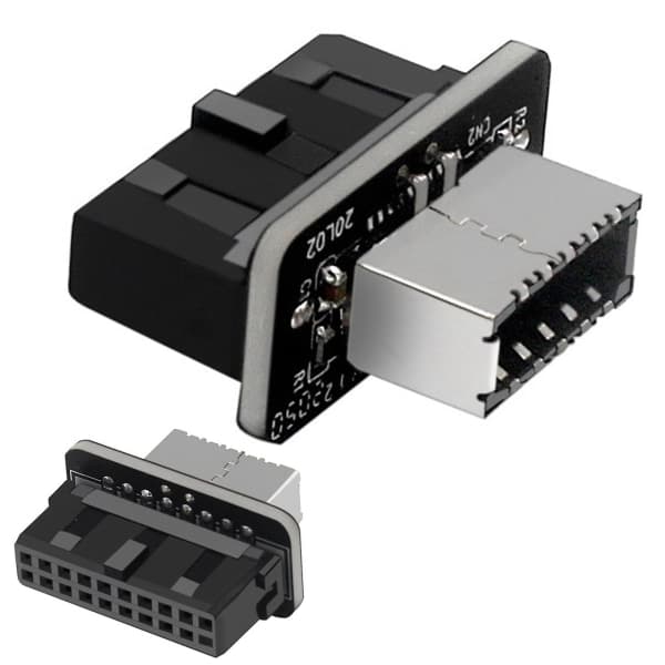 Usb 3.0 sisäinen header Usb 3.1/3.2 Type C etuosan Type E -adapterimuunnin A