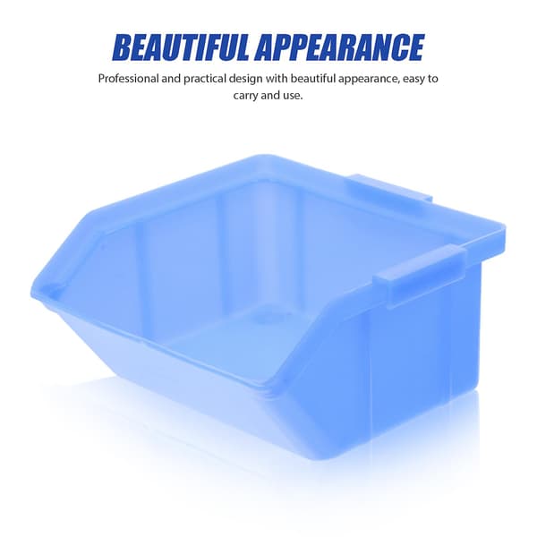 6 stk. Plast Nesting Hylle Bin Bokser Nesting Hylle Oppbevaringsbokser Hardwares Bokser