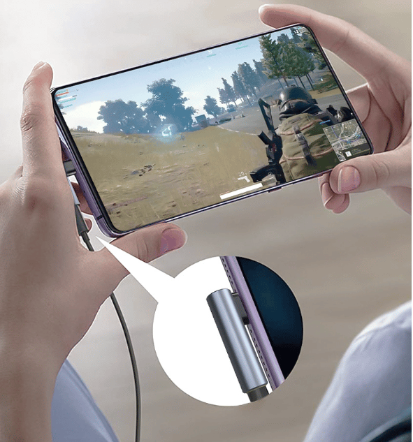 USB-C til 3,5 mm Aux-lydadapter Gray Gray