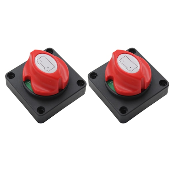 2x Batterifrånskiljare Huvudströmbrytare 12v 24v 48v