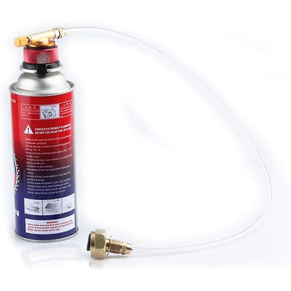 Propangasadapter slangkonverter ersättningsslang ansluter till utomhuscamping camping gasspis propangascylinderadapter