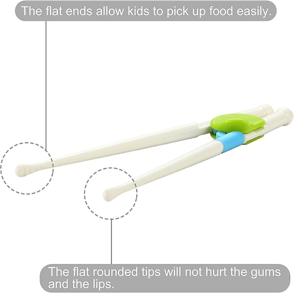 Pandaear Barn Chopsticks Träningspinnar för Barn och Vuxna (2-pack)
