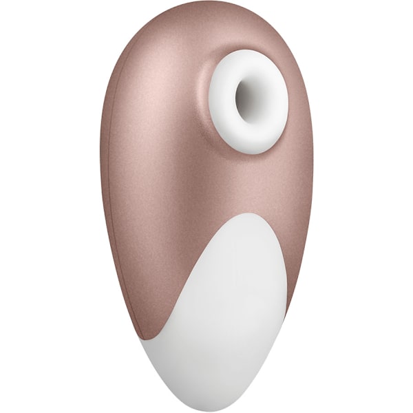 Satisfyer: Satisfyer Deluxe, Lufttrycksvibrator Champagne, White ABS plastic, Silicone