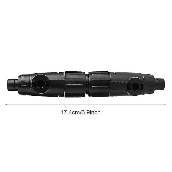 Akvaarion kalasäiliön letkun pikaliitin veden virtauksen säätöventtiililiitin (12 mm/0,5 tuumaa)