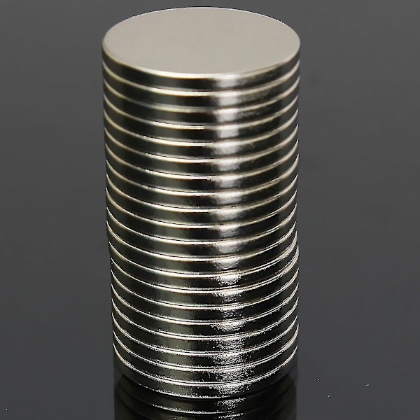 20 stk. 20x2mm N52 Runde skiveblokke Super stærke sjældne jordartsmagneter