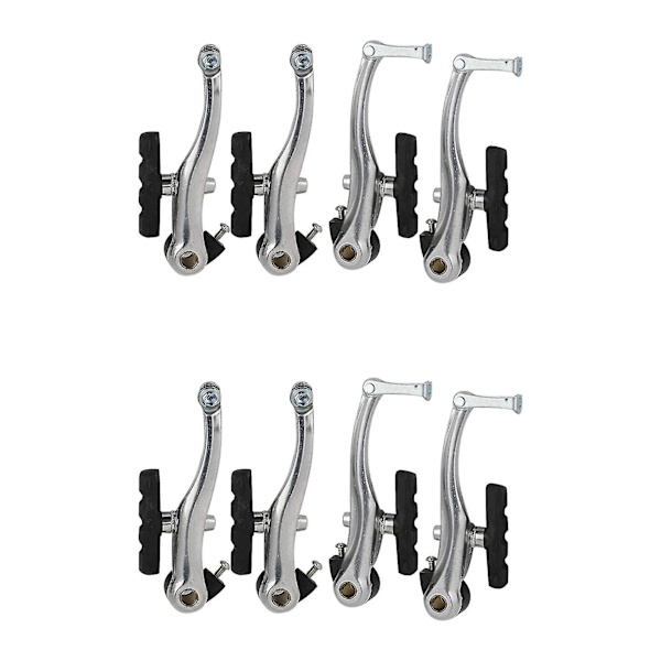 4 par V-brems Universal sykkel V-brems Fjellsykkel V-bremser Klemmesett med bremseklosser