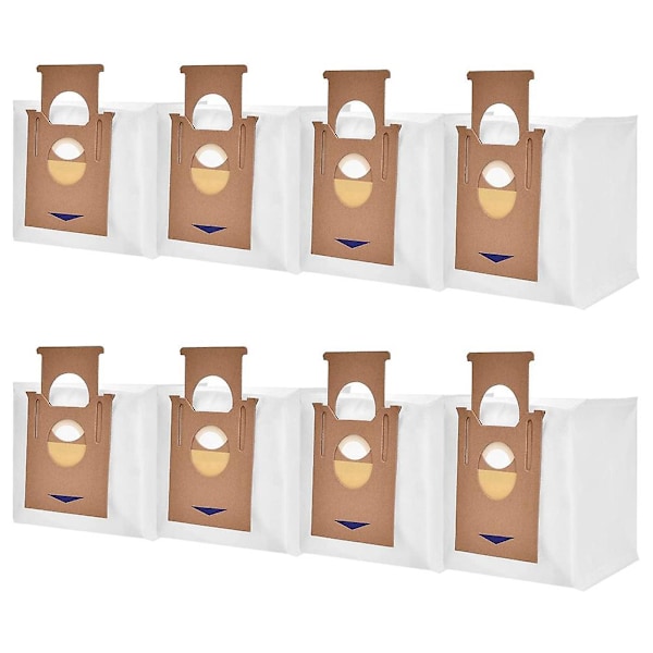 8-pack dammsugarpåsar för Deebot Ozmo N8 920 950/t5 T8 T9 Series Dx93 Ddx96 robotdammsugare