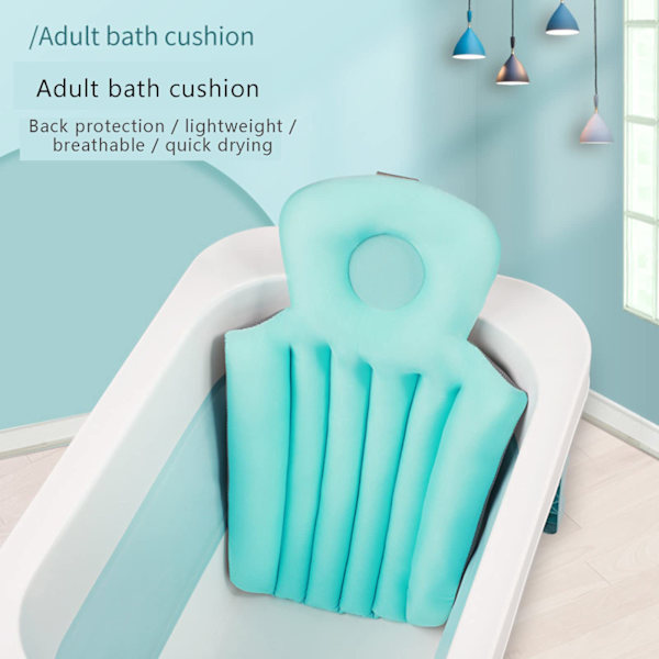 Kokokehon kylpytyyny, kylpytyynyt kylpyammeeseen, kylpyammeen spa-tyyny pään, kaulan, hartioiden ja selän tukeen, nopeasti kuivuva ergonominen