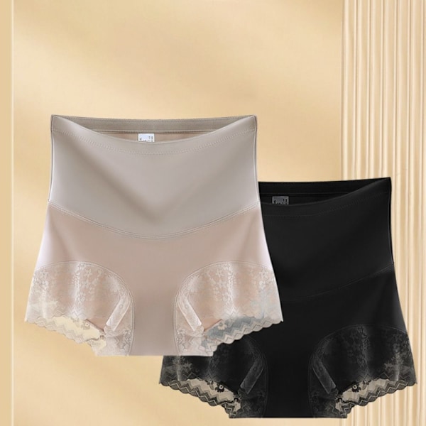 Kvinnor Sömlösa Shapewear Hög Midja Underkläder Kroppsformare Hud Skin M