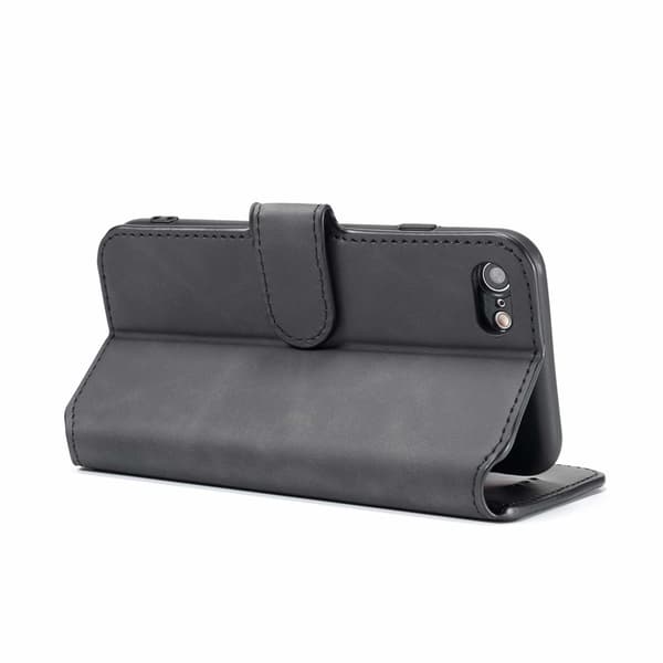 iPhone 7/8 mobilskal PU-läder Svart
