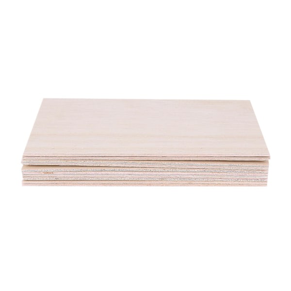 30 stk. Balsatræplader Træplade 150x100x2mm Til Hus Skib Håndværk Model Diy