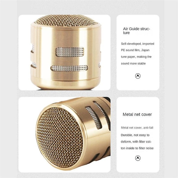 Professionel Dynamisk Mikrofon Kernekapsler Patron Udskiftning Mikrofon Mic Core N-m282