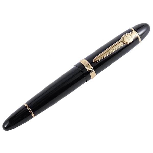 159 18kgp 0,7 mm Medium Broad Nib fyllepenn Gratis kontor fyllepenn med en boks, rød