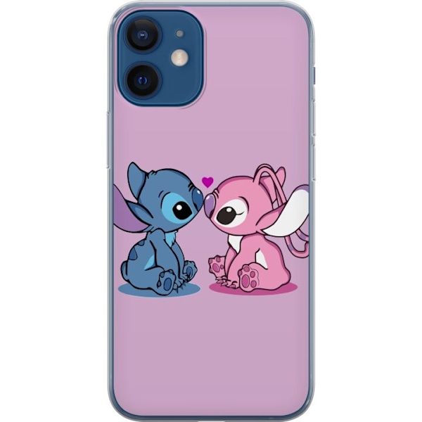 Apple iPhone 12 Cover / Mobilcover - Lilo og Stitch