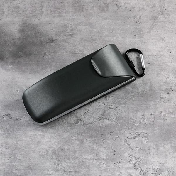 Eyeglass Case Sunglasses Case ETUI - high-quality gray grey grey