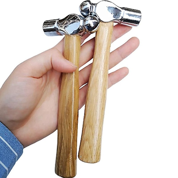Verktøy for smykkeproduksjon - Minihammer 6 tommer Ball Peen Hammere Jagehammer for Lær