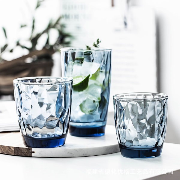 Plastmuggar 590 ml | set om 8 i 4 kustnära färger