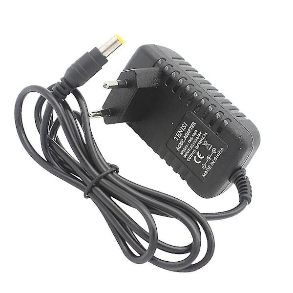 AC/DC 12V 1A Strømadapter Lader EU-plugg for LED-stripe Lys CCTV