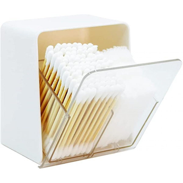 Badeværelses Qtip Holder Glas Til Vatpinde, Vatbolde, Vatbolde, Kommode Bordplade Organizer