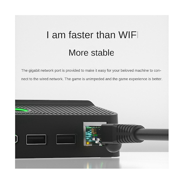 4k 60hz Deck Dokkingstasjon Gigabit Ethernet Dokkingstasjon Med Rgb Lys For Deck Utvidelse Dev