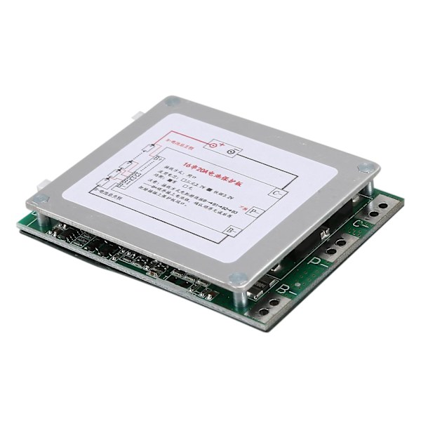 16s 48v 20a 18650 Lifepo4 Batteribeskyttelseskort Bms Pcb Med Balanse For E-sykkel Escooter