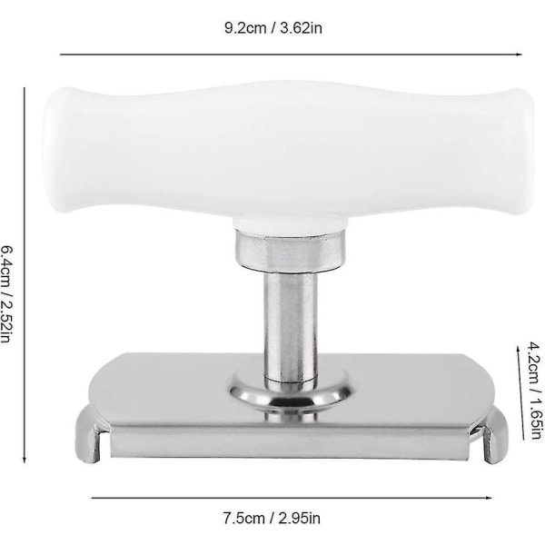 Boksåpner, rustfritt stål krukkeåpner tang, fjerner for eldre med leddgikt med svake hender