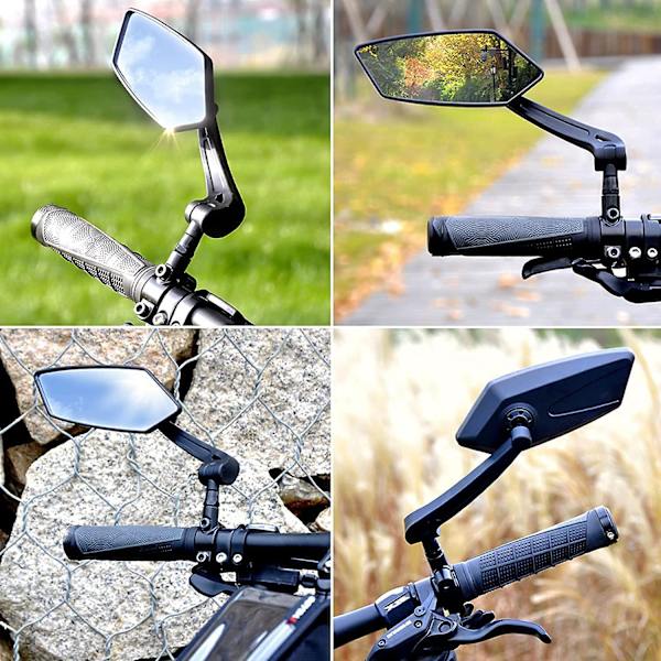 2022 Uusi polkupyörän peili Räjähdyssuojattu Säädettävä Suuri linssi Pyörän taustapeili Mtb Pyörän peili