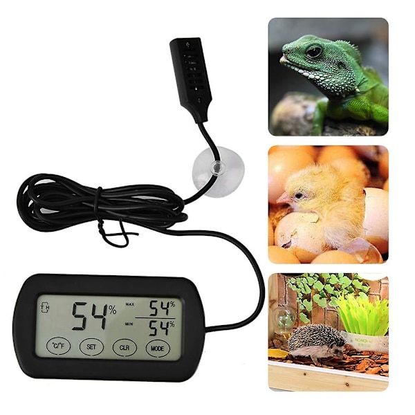 Termometer Hygrometer för äggkläckningsmaskin och mer