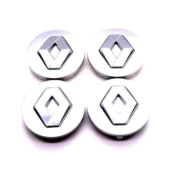 Grå Renault Bilhjul Centerkapsler 60mm 4 stk