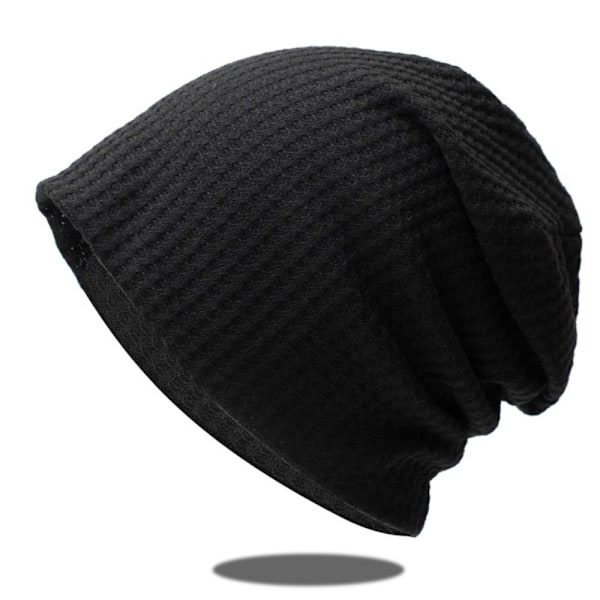 Dame Efterår Vinter Strikket Hue Casual Varme Huer black