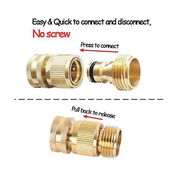 Slange Hurtigkobling Vandslange Qucik Connect Have Slange Koblinger Messing Slange Koblinger Vand Qu