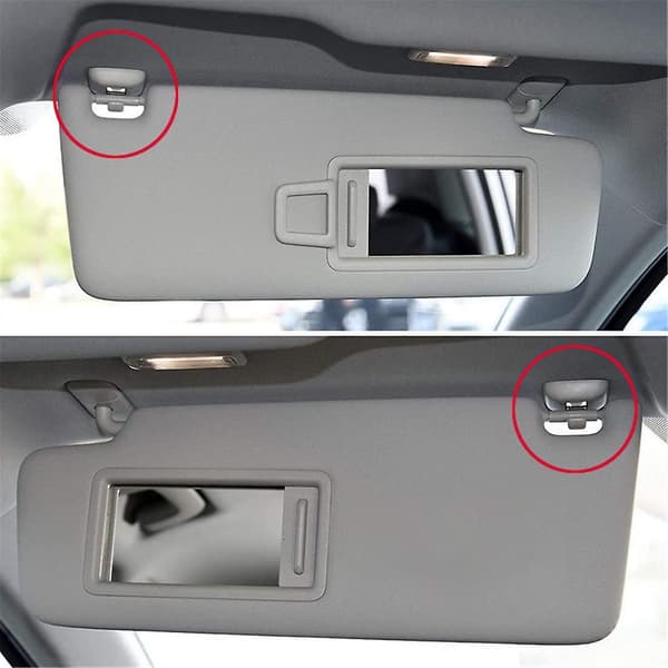 Solskyddskrokar för bil för Audi A1 A3 A4 A5 Q3 Q5 - 2-pack