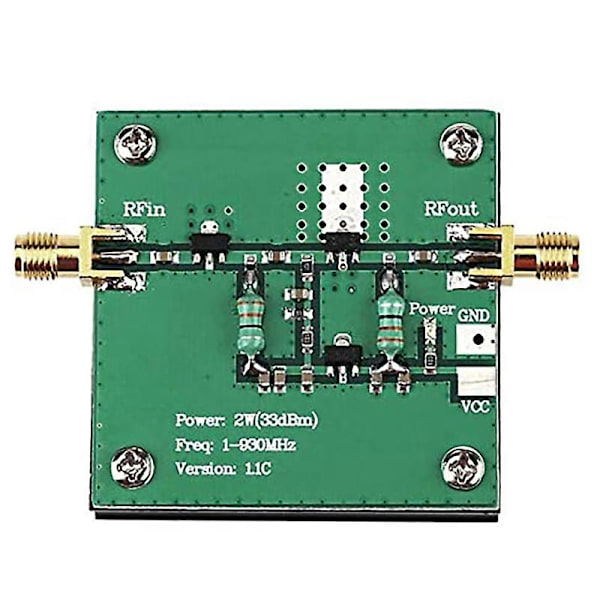 1-930mhz 2w Rf-forstærker Rf-bredbåndsforstærkermodul til radiotransmission Fm Hf Vhf