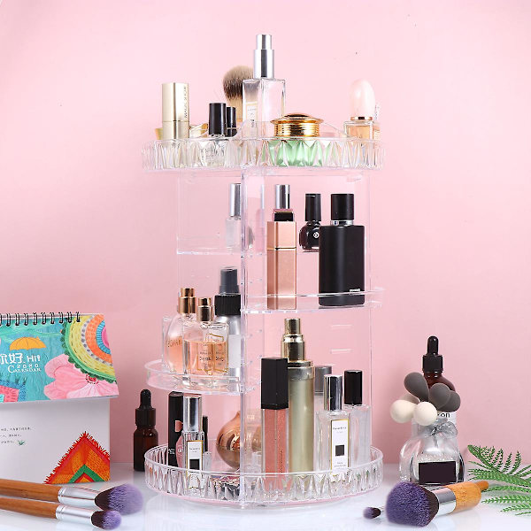 Skuffe Organizer Makeup Transparent Kosmetik Display Box Kosmetik Display Etui Make Organiser