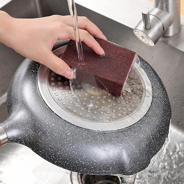 Karborundisieni Nano Emery -sienet Pot Clean Brush Rust Eraser Grit -hankauslaput Pot Cleaning Pads -laput karborundilla nopeasti
