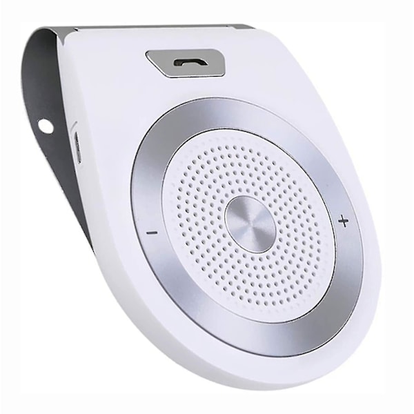 Bluetooth handsfree-bilsats med inbyggd rörelsesensor som stöder GPS (färg: vit)