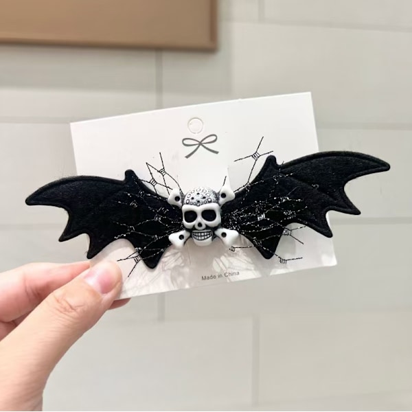 2 st Halloween Hårklämmor Alligator Hårnålar Hårsnoddar Söta Halloween Kostym Klä upp Fest Dekoration Tillbehör