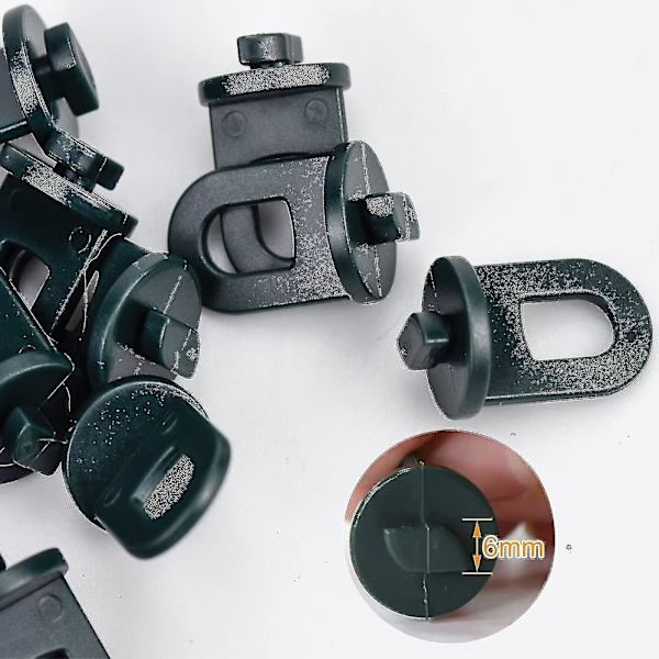 Växthus krok plast växthus vrid clips 50st växthus clips skuggning clips för hängande korgkruka