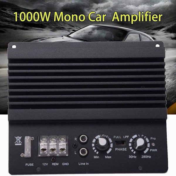 1000w Bil Audio Høj Effekt For Stærker Amp Board Kraftig Bas Subwoofer Board 12v