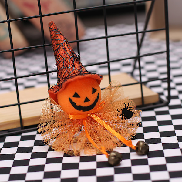 Halloween-ripustusnukke Kurpitsa Ripustuskoriste Sisä- ja Ulkokäyttöön Noita Luuranko Rekvisiitta Pelottava Koriste Etupihalle 6 Kpl