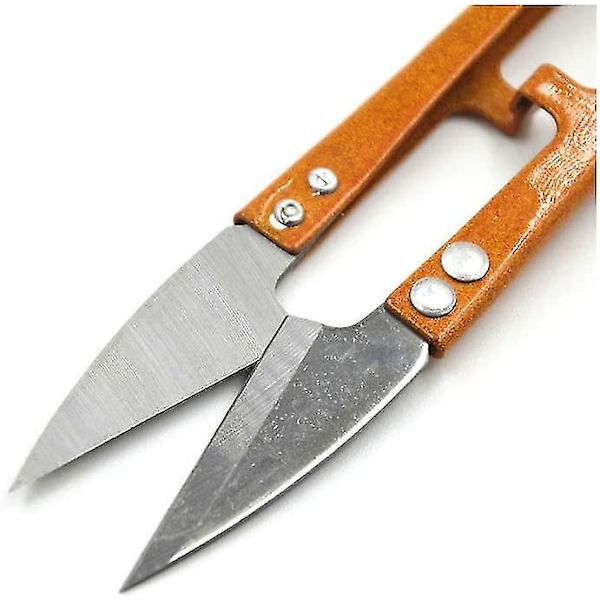 Bonsai beskjæringssaks Beskjæringssaks Saks for knopp og blader Trimmer Garn Trådkutter Mini Små Saks Trimming DIY Supplie(6stk, Flerfarget)