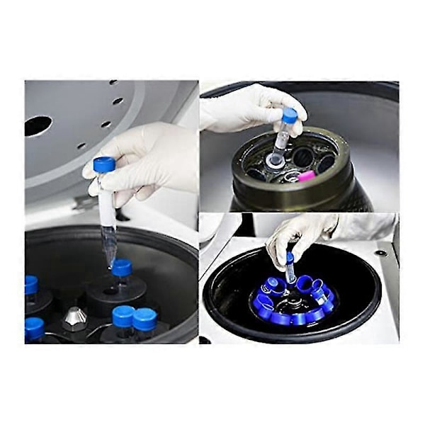 Koniske Centrifugeglas 15ML, 100 stk. Sterile Plast Reagensglas med Skruelåg, Polypropylen Beholdere