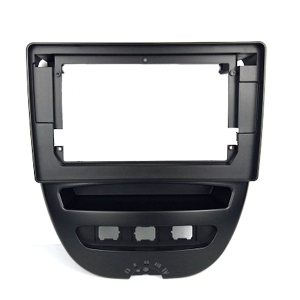 2 Din 10,1 tommers bilradio fasciaramme for 107 C1 2005-2014 dashbord installasjonssett